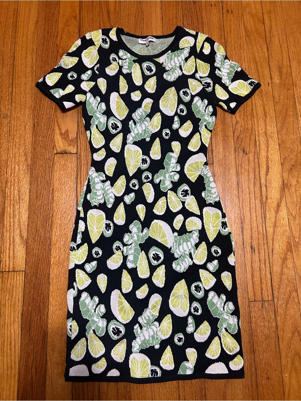 Opening Ceremony Lemon And Ginger Print‎ DRESS Size XS